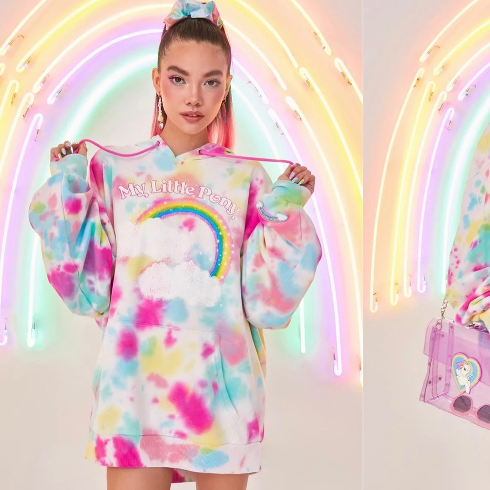 Dolls Kill x My Little Pony Tie Dye Hoodie NWT SOLD OUT and OUT OF STOCK ONLINE!